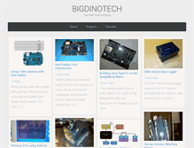 Tablet Screenshot of bigdinotech.com